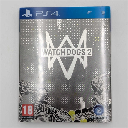 Watch Dogs 2 - Steelbook med Plastik Sleeve - PS4 (A Grade) (Genbrug)